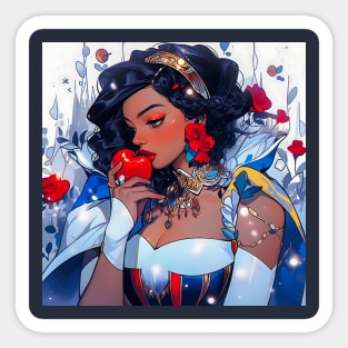 The Fairytale with Forbidden Apple Sticker